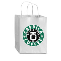 Caprica Coffee (green) Cub Paper Bag - 8 X 4 1/2 X 10 1/4 | Artistshot