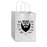 Beard Facts (black) Cub Paper Bag - 8 X 4 1/2 X 10 1/4 | Artistshot