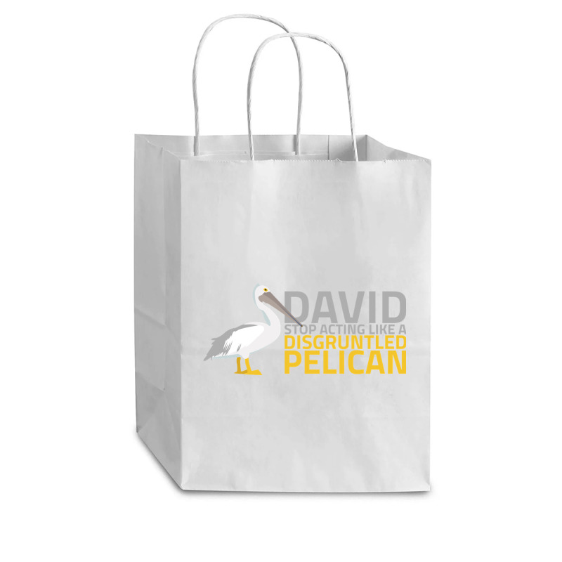 Disgruntled Pelican Cub Paper Bag - 8 X 4 1/2 X 10 1/4 | Artistshot