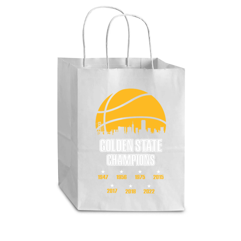 Golden 2022 Basketball For Men Women Warriors Friend Cub Paper Bag - 8 X 4 1/2 X 10 1/4 | Artistshot