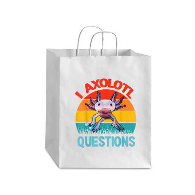 Retro Funny Axolotl I Axolotl Questions Cute Axolotl Kids Debie Paper ...