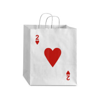 Two Of Hearts Blackjack Cards Poker 21 2 Debie Paper Bag - 10 X 5 X 13 | Artistshot