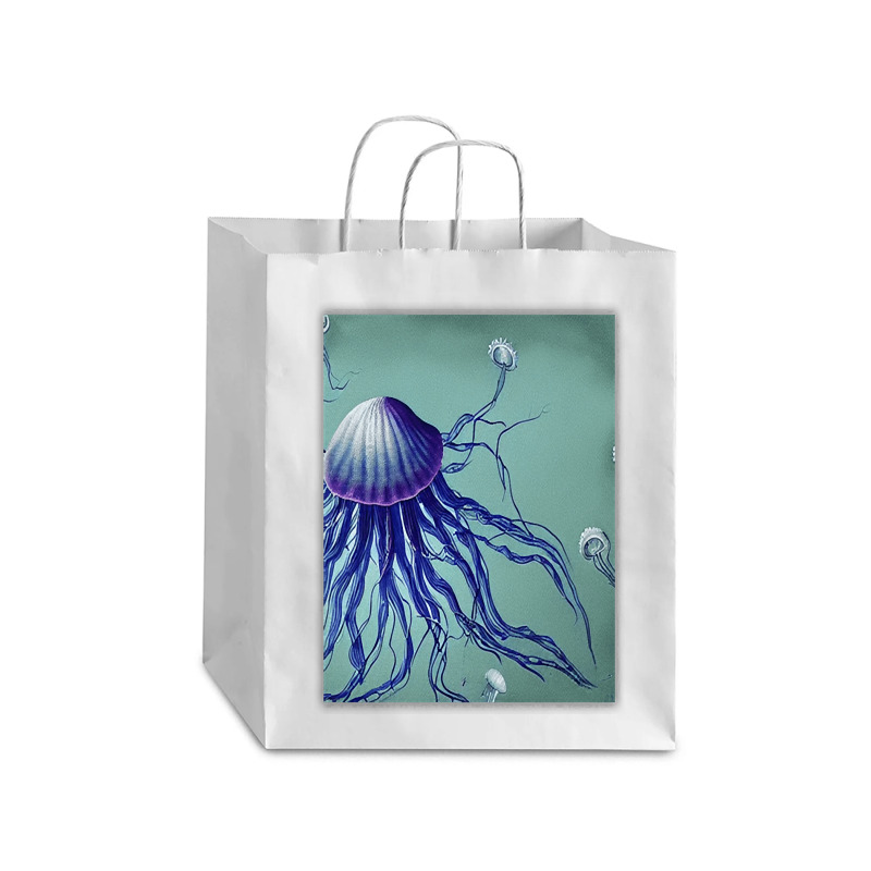 Jellyfish Artwork Digitalart Debie Paper Bag - 10 X 5 X 13 | Artistshot