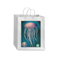 Jellyfish Artwork Beach Debie Paper Bag - 10 X 5 X 13 | Artistshot