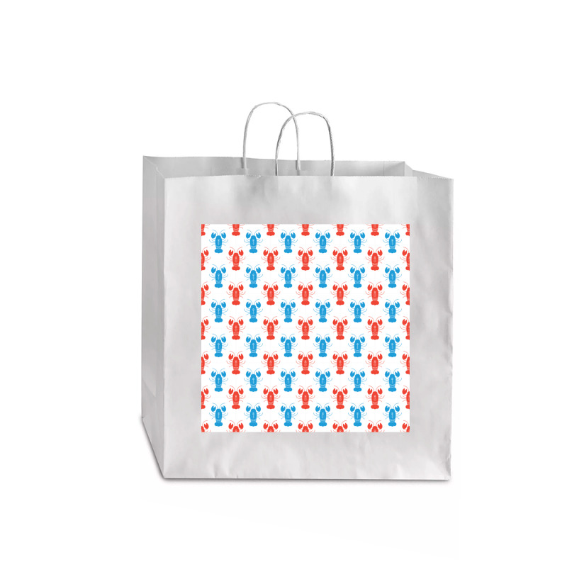 Crustaceancore Lobster Pattern Jumbo Paper Bag - 18 X 7 X 18 3/4 | Artistshot