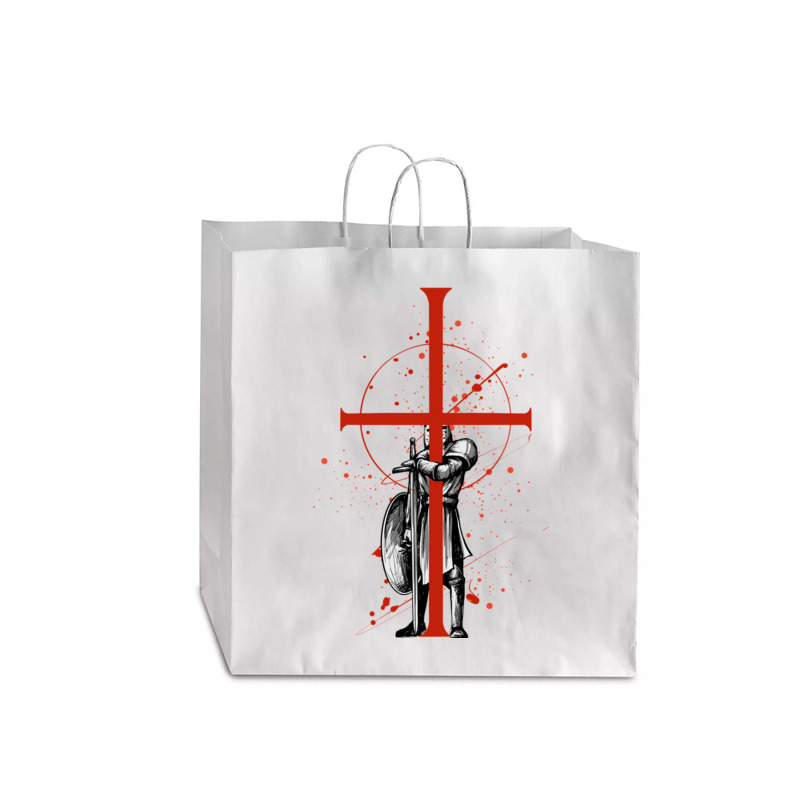 Templar Knight Crusader Templar Knights Jumbo Paper Bag - 18 X 7 X 18 3/4 | Artistshot