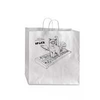 Cats On Synthesizers In Space Cat Owner Jumbo Paper Bag - 18 X 7 X 18 3/4 | Artistshot