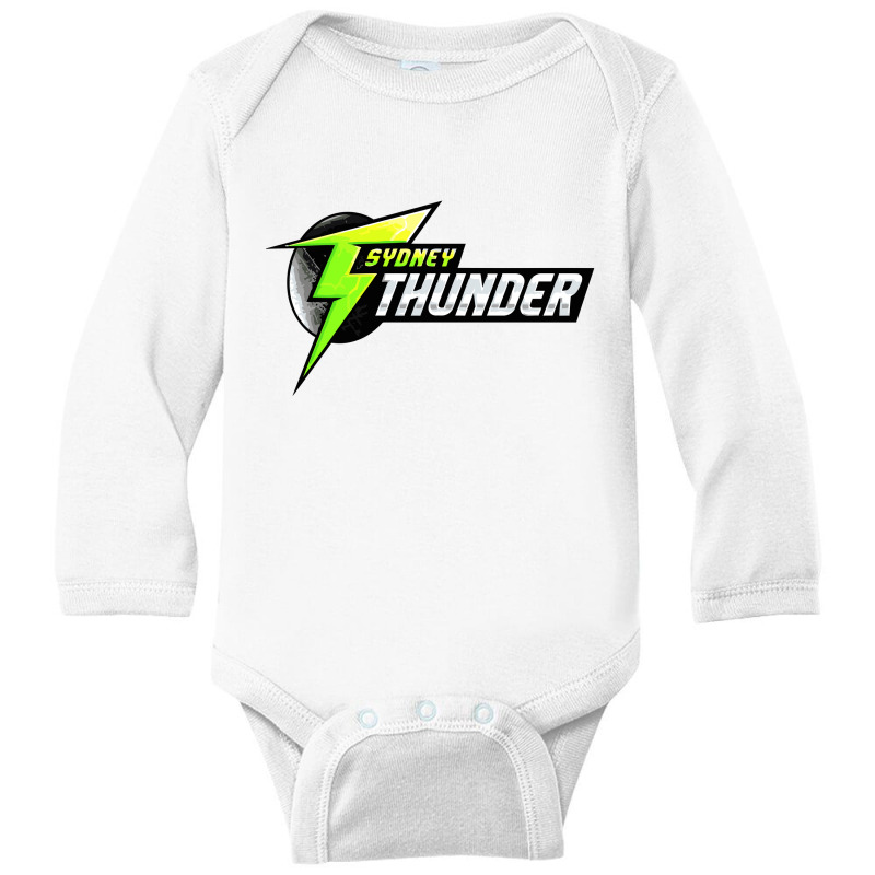 Sydney Thunder Long Sleeve Baby Bodysuit by SomArt | Artistshot