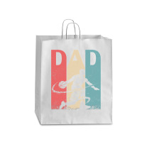 Basketball Coach Great Father Day Men Basketball Playing Daddy Papa Da Queen Paper Bag - 16 X 6 X 19 1/4 | Artistshot