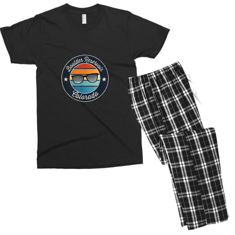 Boulder Reservoir   Colorado Souvenir Men's T-shirt Pajama Set | Artistshot