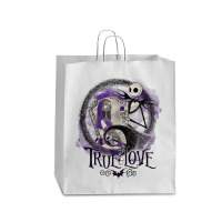 Funny Nightmare Before Christmas Valentines Jack True Love Queen Paper Bag - 16 X 6 X 19 1/4 | Artistshot