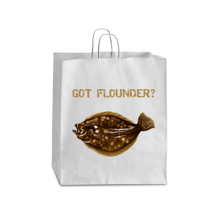 Flounder  Fluke  Got Flounder Queen Paper Bag - 16 X 6 X 19 1/4 | Artistshot