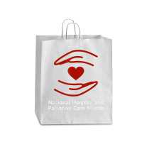 National Hospice And Palliative Care Month T Shirt Queen Paper Bag - 16 X 6 X 19 1/4 | Artistshot