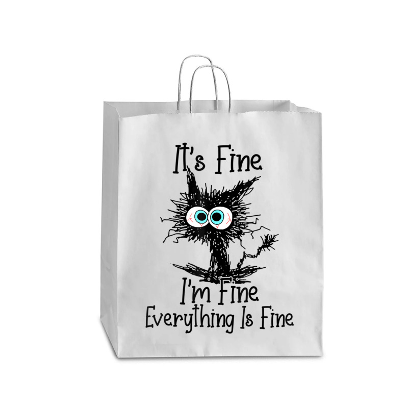 Im Fine Its Fine Everything Is Fine Queen Paper Bag - 16 X 6 X 19 1/4 | Artistshot