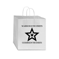 Warrior In The Streets, Goddess In The Sheets Star Paper Bag - 13 X 7 X 13 | Artistshot