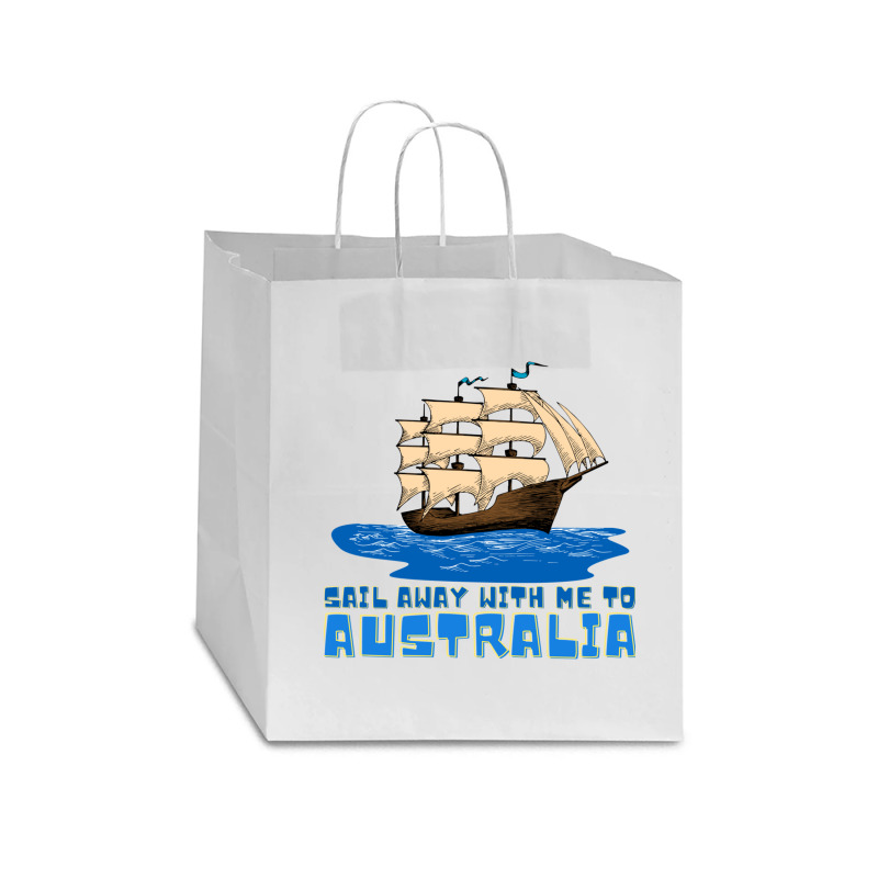 Sail Away With Me To Australia Star Paper Bag - 13 X 7 X 13 | Artistshot