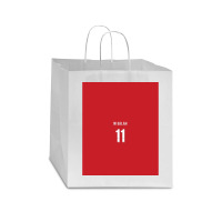 Mohammed Salah Liverpool 202122 Home Kit Graphic Star Paper Bag - 13 X 7 X 13 | Artistshot