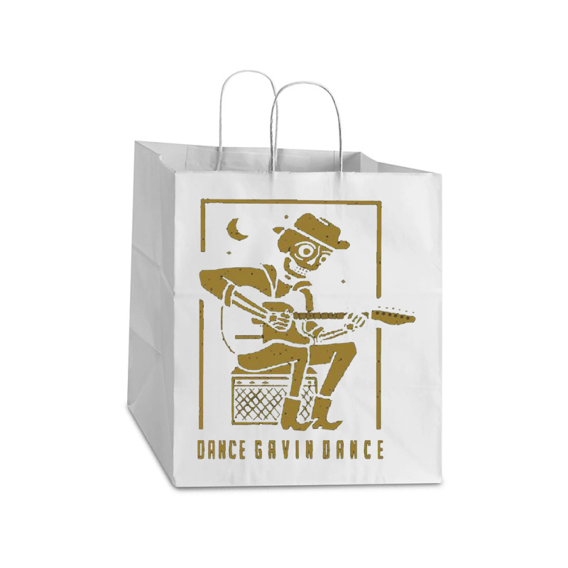 Dance Gavin Dance Graphic Design Take Out Paper Bag - 14 X 10 X 15 1/2 | Artistshot