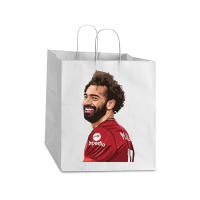 Mo Salah The Red Classic Take Out Paper Bag - 14 X 10 X 15 1/2 | Artistshot