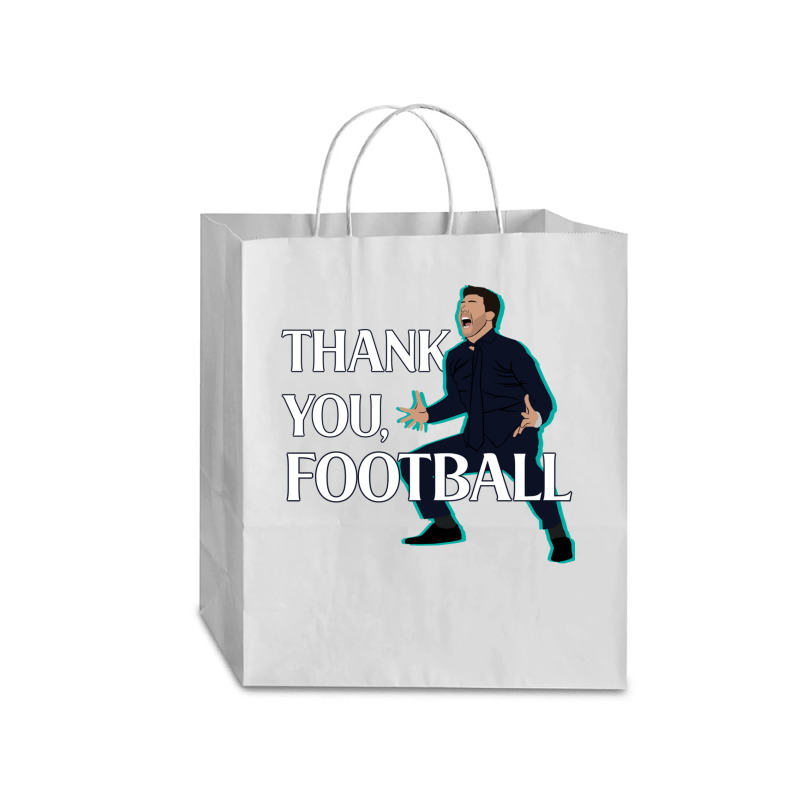 Mauricio Pochettino Thank You Football Essential Traveler Paper Bag -13 X 6 X 15 3/4 | Artistshot