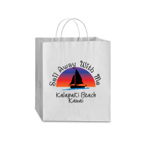 Sail Away With Me Kalapaki Traveler Paper Bag -13 X 6 X 15 3/4 | Artistshot