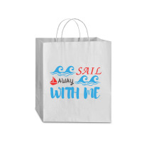 Sail Away With Me,cool Sea Traveler Paper Bag -13 X 6 X 15 3/4 | Artistshot