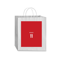 Mohammed Salah Liverpool 202122 Home Kit Graphic Traveler Paper Bag -13 X 6 X 15 3/4 | Artistshot