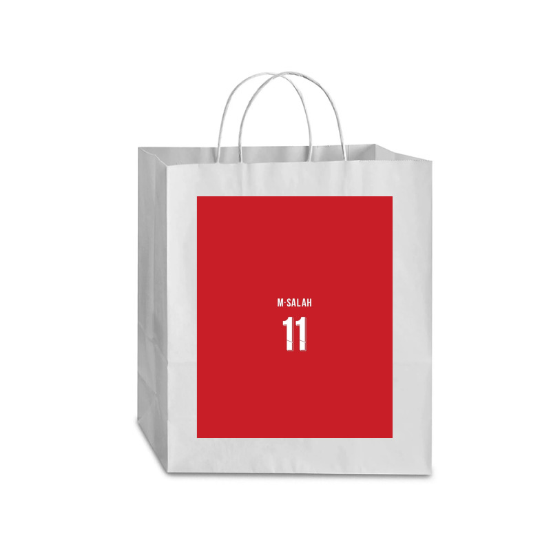 Mohammed Salah Liverpool 202122 Home Kit Graphic Traveler Paper Bag -13 X 6 X 15 3/4 | Artistshot