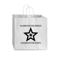 Warrior In The Streets, Goddess In The Sheets Vogue Paper Bag - 16 X 6 X 12 | Artistshot