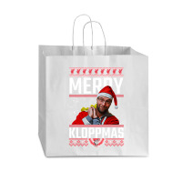 Merry Kloppmas Jurgen Klopp Lfc Christmas Design Classic Vogue Paper Bag - 16 X 6 X 12 | Artistshot