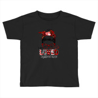 Messy Bun Hair One Loved Registered Nurse Valentine's Day Toddler T-shirt | Artistshot