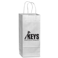 The Keys Club  Confrérie Des Poignards Noirs Tshirt Essentiel Wine Paper Bag - 5 1/2 X 3 1/4 X 13 | Artistshot