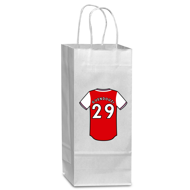 Matteo Guendouzi Jersey Classic Wine Paper Bag - 5 1/2 X 3 1/4 X 13 | Artistshot