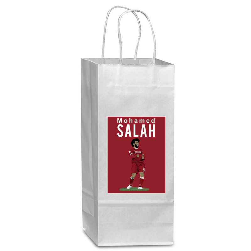 Mohamed A Salah Liverpool Classic Wine Paper Bag - 5 1/2 X 3 1/4 X 13 | Artistshot