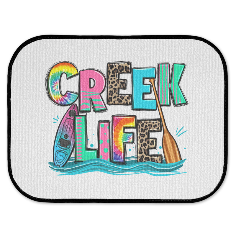 Creek Life Kayaking Rear Car Mat | Artistshot