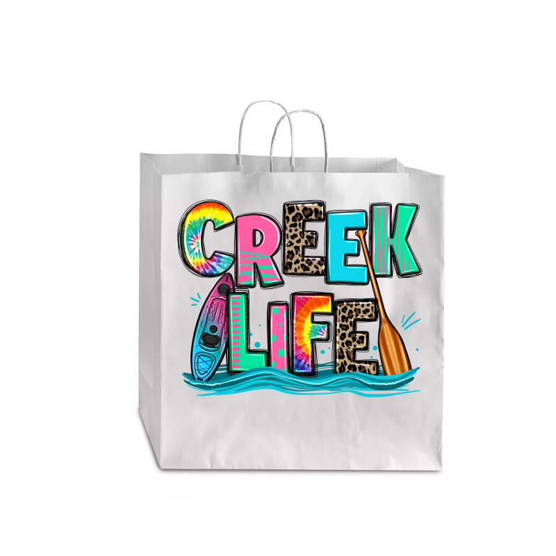 Creek Life Kayaking Jumbo Paper Bag - 18 X 7 X 18 3/4 | Artistshot