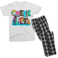 Creek Life Kayaking Men's T-shirt Pajama Set | Artistshot