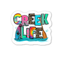 Creek Life Kayaking Sticker | Artistshot