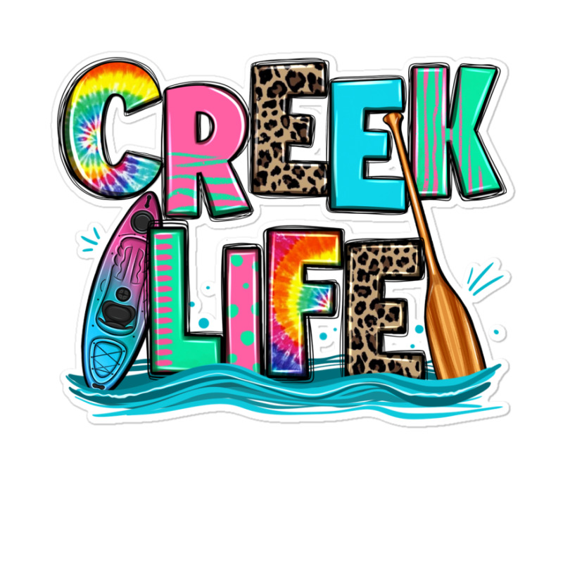 Creek Life Kayaking Sticker | Artistshot