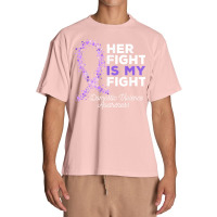 Her Fight Is My Fight   Domestic Violence Awareness Ribbon T Shirt Urban Heavy T-shirt | Artistshot