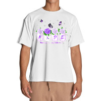 Hope Hydrangea Flower Butterfly Domestic Violence Awareness T Shirt Urban Heavy T-shirt | Artistshot