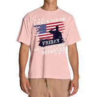 I Wear Red On Friday Remember Deployed American Flag Retro T Shirt Urban Heavy T-shirt | Artistshot