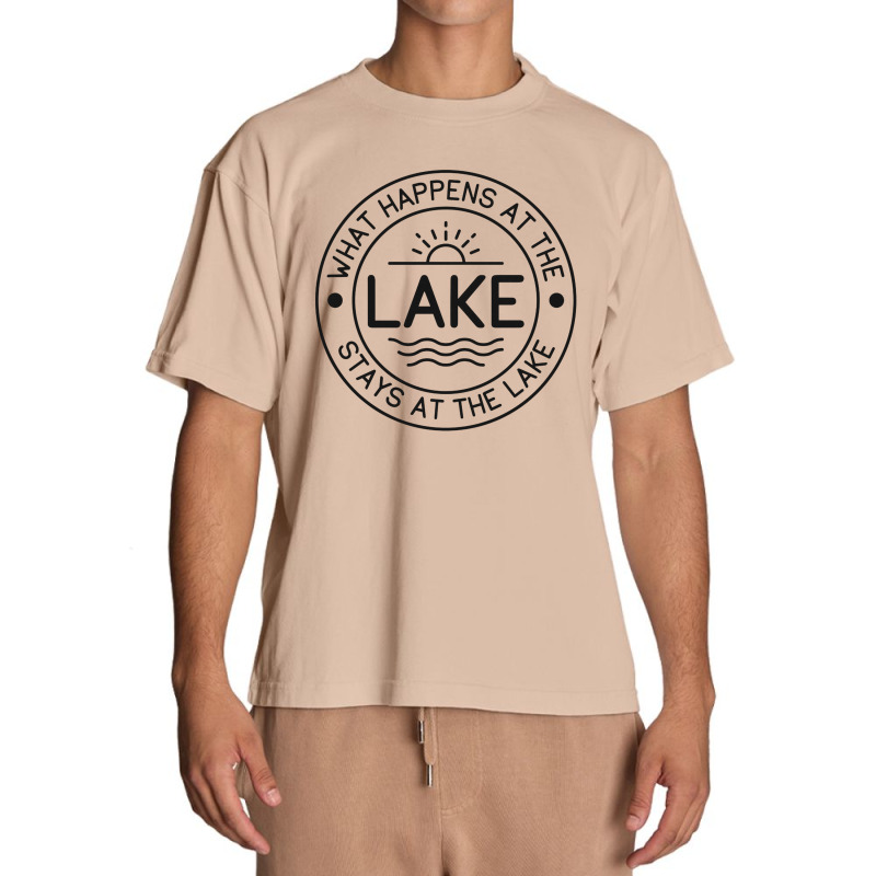 What Happens At Lake Urban Heavy T-shirt by larrybattle | Artistshot