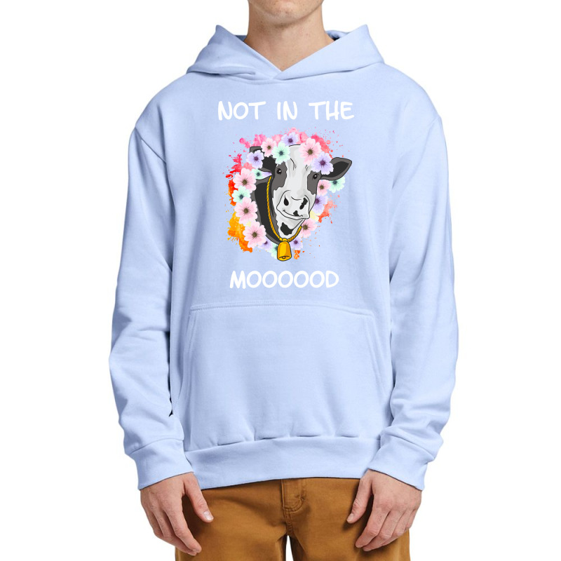 Cow Mooey Farm Farmer Farming Meat Milk Black Cows Heifer Daisy Cattle Urban Pullover Hoodie by stress | Artistshot