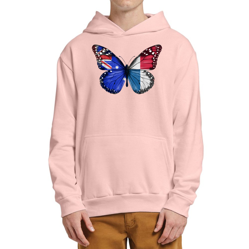 Australian Panamanian Flag Butterfly T Shirt Urban Pullover Hoodie by vazwttopperve | Artistshot