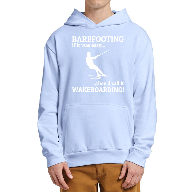 Barefoot Skiing Water Sport Motorboat Urban Pullover Hoodie by Tasteful Tees | Artistshot