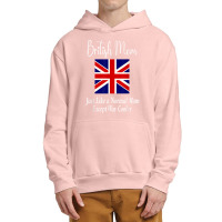 British Mom Quote   United Kingdom Great Britain Flag T Shirt Urban Pullover Hoodie | Artistshot