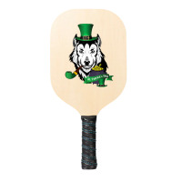 Leprechaun Hat Smoking Pipe Funny Wolf St Patricks Day Party T Shirt Pickleball Paddle | Artistshot