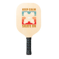 Cool Skateboarding Keep Calm 23418410 Pickleball Paddle | Artistshot