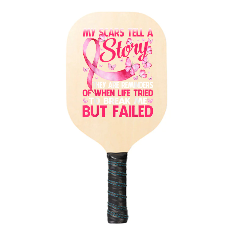 Breast Cancer My Scars Tell A Story Cute Breast Cancer Awareness Gifts ...